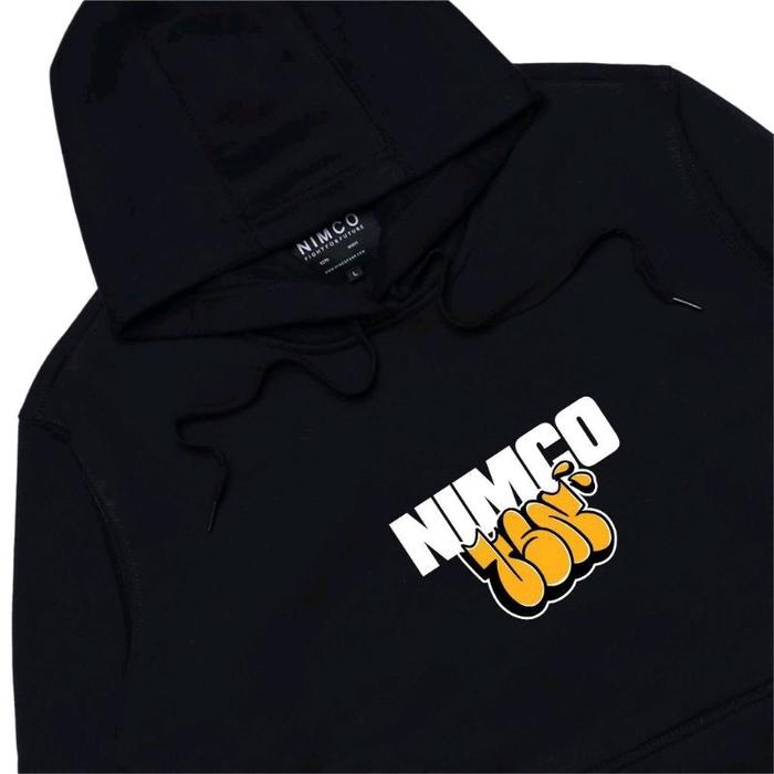 hoodie nimco pria - wanita | fleece | black
