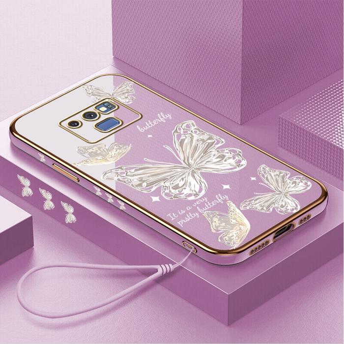 Compitable With Samsung Note9 Hp Casing Silikon Softcase Handphone Untuk Light Luxury Diamond Butter