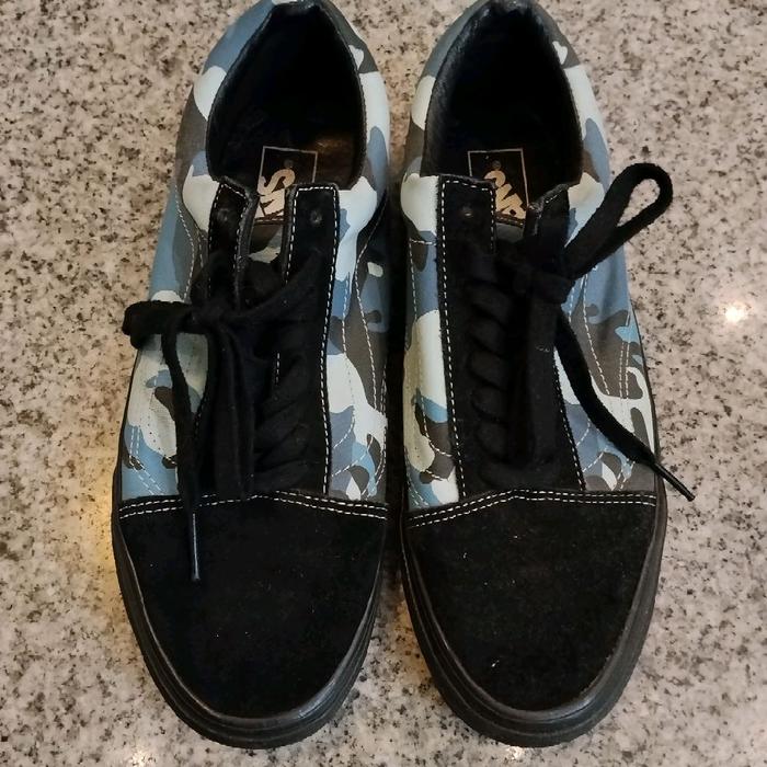Vans supreme sky blue camouflage