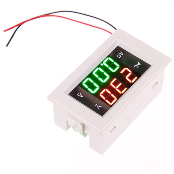 DC 0-300V Voltmeter 20A Digital Voltmeter Ammeter Dual Display