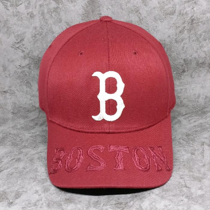 Topi MLB Boston Redsox Maroon Second Branded