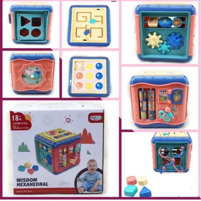 Mainan Anak Edukasi Wisdom Hexahedral Mainan Edukasi Anak