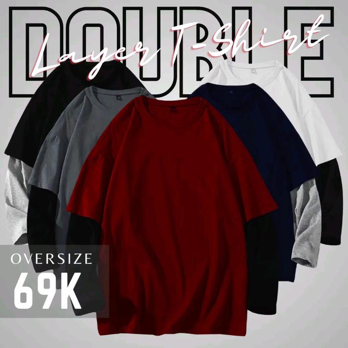 T-Shirt (Oversize) Hoodie Double Layer Unisex