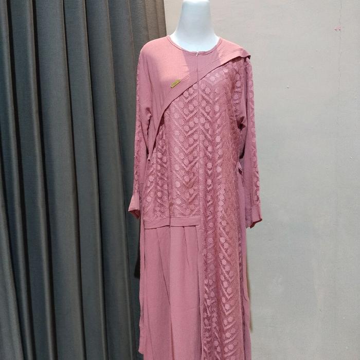 GAMIS WANITA PINK / Gamis Simple elegan