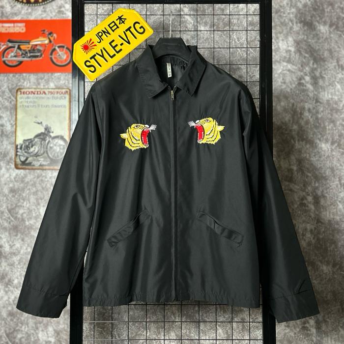 Jaket sukajan windbreaker original Guild Prime by rogermoore work coach jacket hitam bkn harumichi b