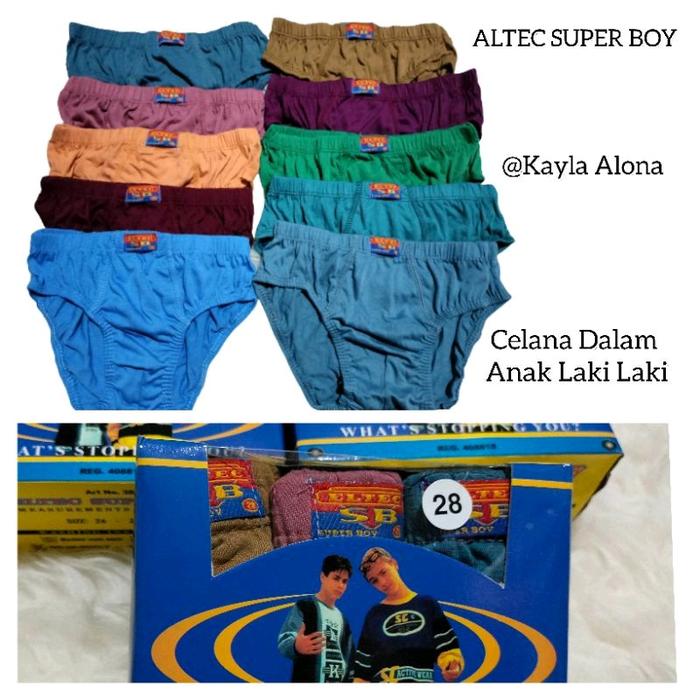 ( 1Dus = 3pcs )Celana Dalam "ELTEC SUPERBOY ANAK"