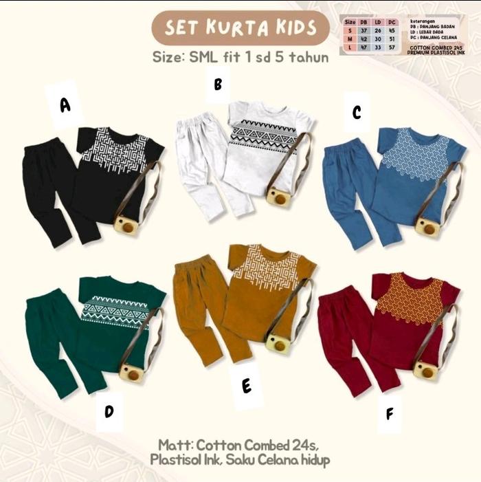 Set Kurta Kids by Pineapple kids Koko