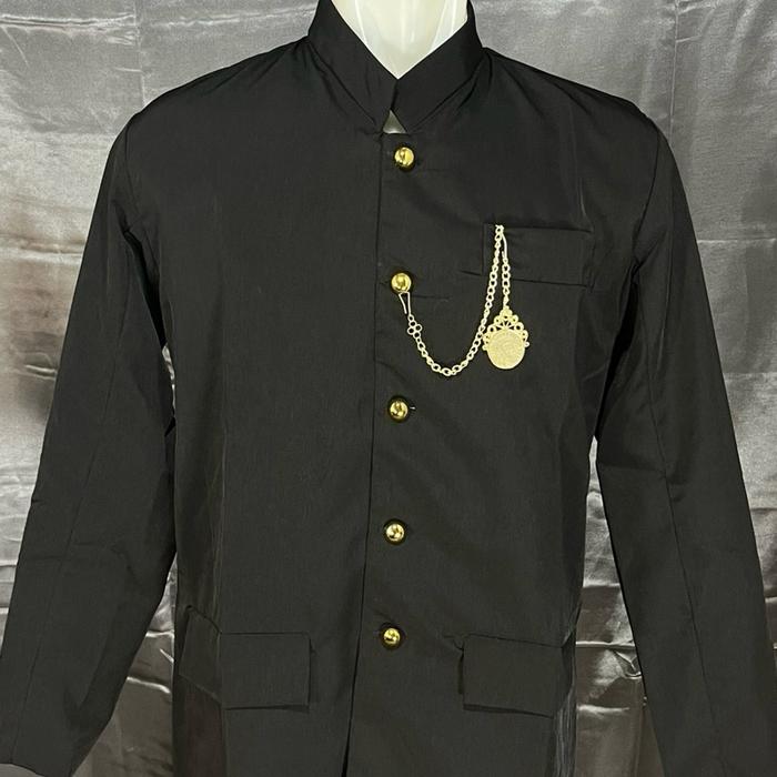 Beskap Model Sunda polos Pria Dewasa Warna Hitam