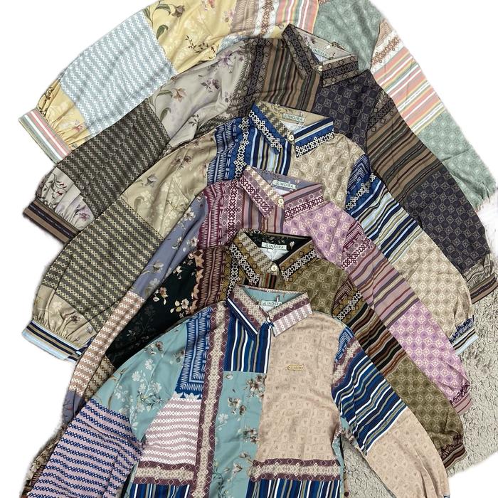 Burgar tunic,material romario silk inject,size :All size fit to xl