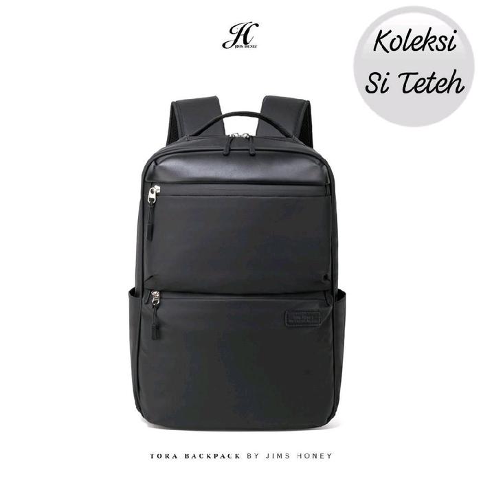 Ransel Tora dari Jims Honey dengan Kompartemen Luas - Warna Hitam - Sekolah