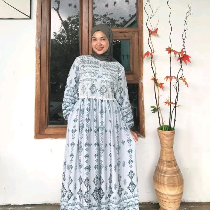 gamis brukat terbaru, gamis brukat viral,gamis brukat busui