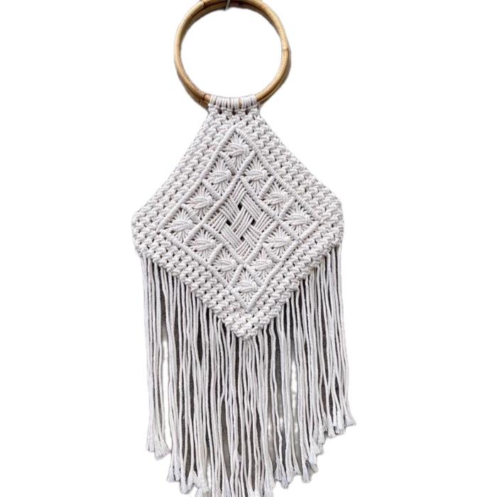 Tas Macrame & Handmade Tali Benang Katun Berkualitas Tinggi - Wanita