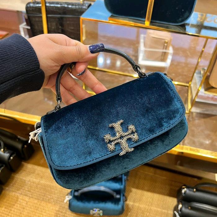 TB Britten Embelishment Mini Top Handle Teal