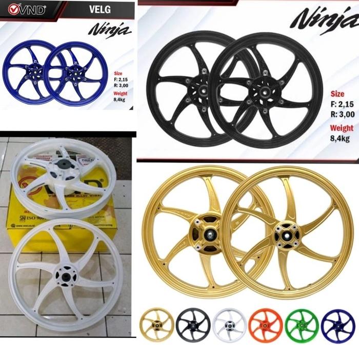 Velg VND Six Star Ninja150RR Old Velg Ninja RR New Pelak Racing VND RR