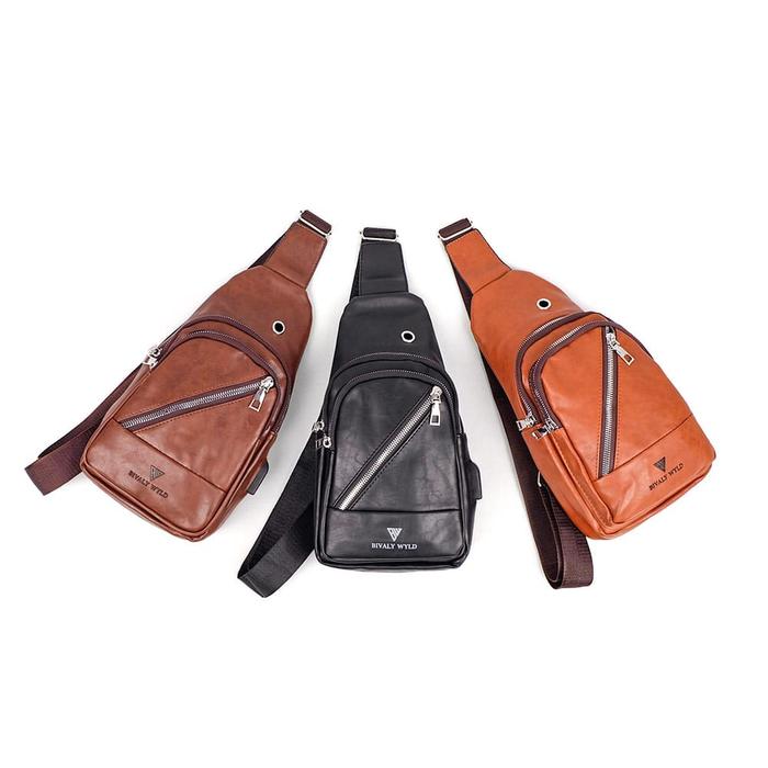 OPIOBAGS BIVALY WYLD TAS SLINGBAG PRIA KULIT IMPORT / BW 01