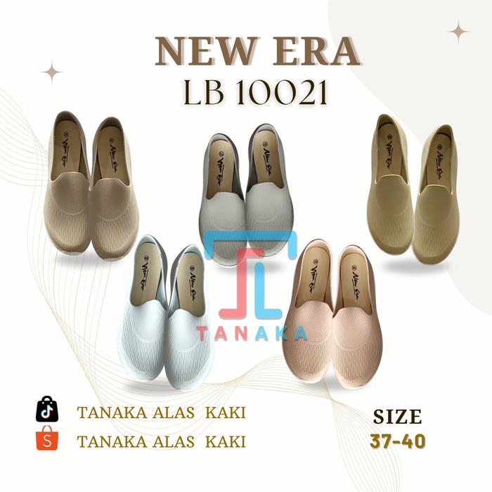 Sepatu Slip on Karet Wanita LB 10021/ Bahan karet, Anti slip, Nyaman, Ringan dan Awet