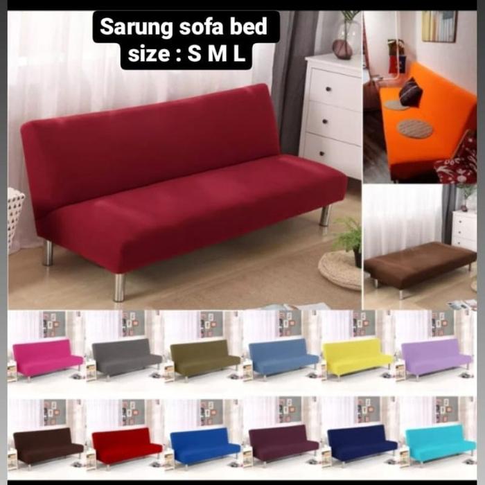 cover sofa bed / sarung sofa bed / penutup sofa bed elastis