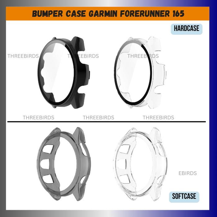 Case Garmin Forerunner 165 - Softcase / Hardcase Bumper Pelindung Jam Tangan Garmin Forerunner 165 M