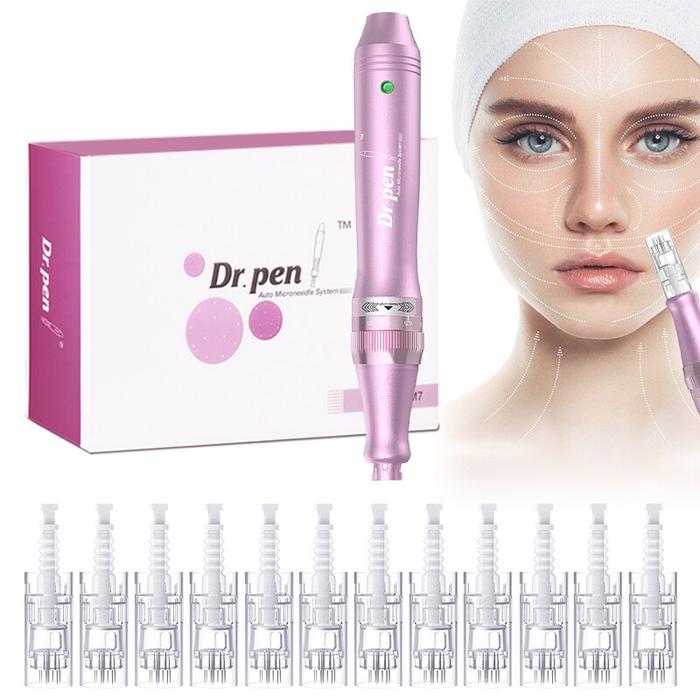 Dr.pen M7-W Micro Needle Pen with 12 Cartridges Nano Wireless Skin