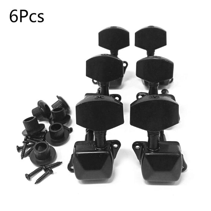 Terlaris, 6PCS Guitar String Tuning Peg Metal Semi-Closed Button
