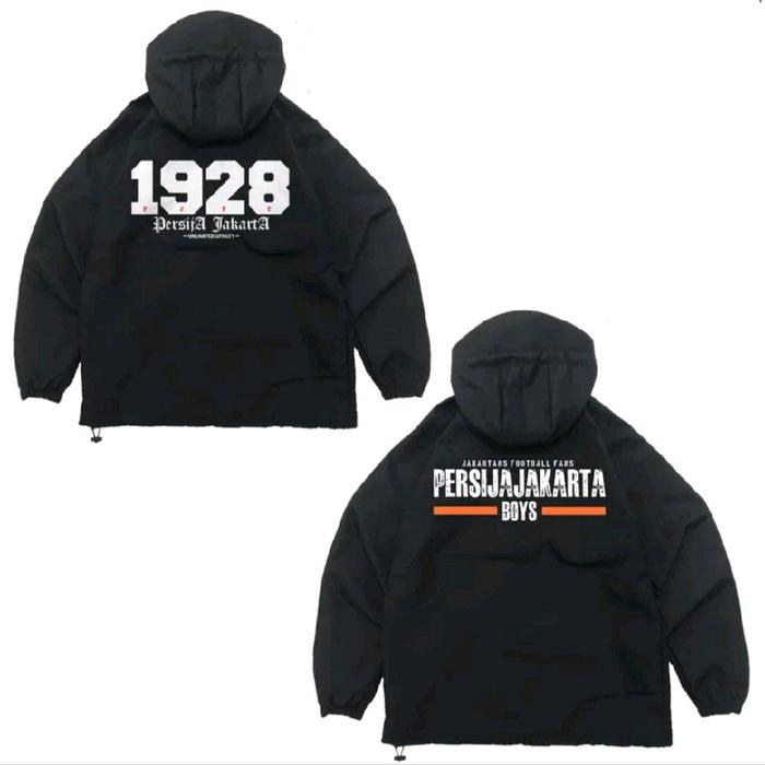 Jaket Cagoule Gropcore Sablon Ultras Persija Jakartans Football Waterprof Pria Wanita Distro Keren