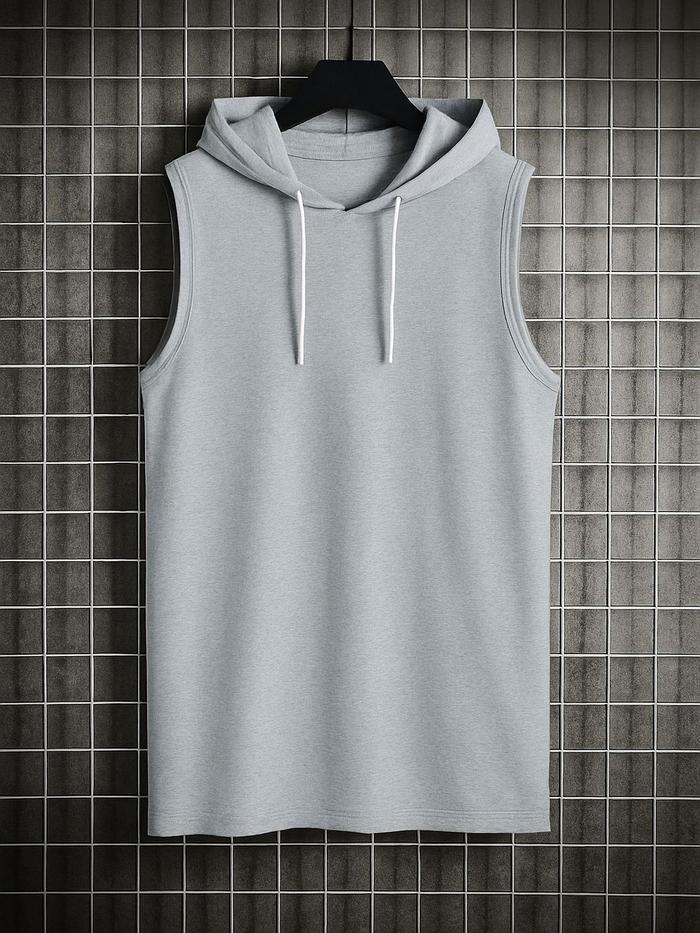 Kaos Singlet Kupluk Pria Terbaru Naiko Fashion Hoodie Lekbong