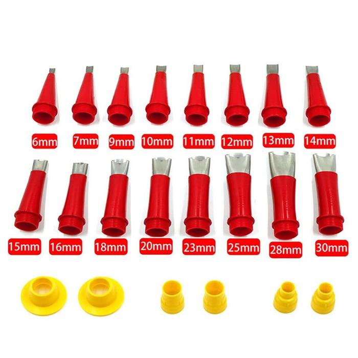 Caulking Nozzle Stainless Steel Caulk Nozzle Applicators with Bases
