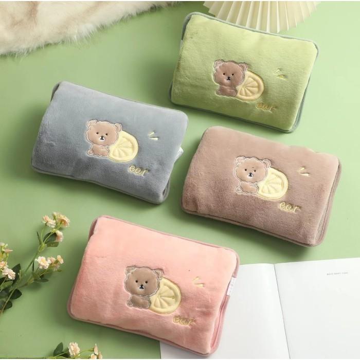 Bantal Air Panas Electric Bulu Tebal Lembut / Kompres Listrik