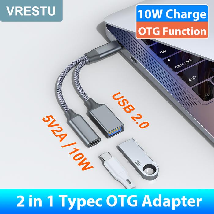 USB Type C OTG Adapter Cable for Samsung Huawei Xiaomi USBC to USB A