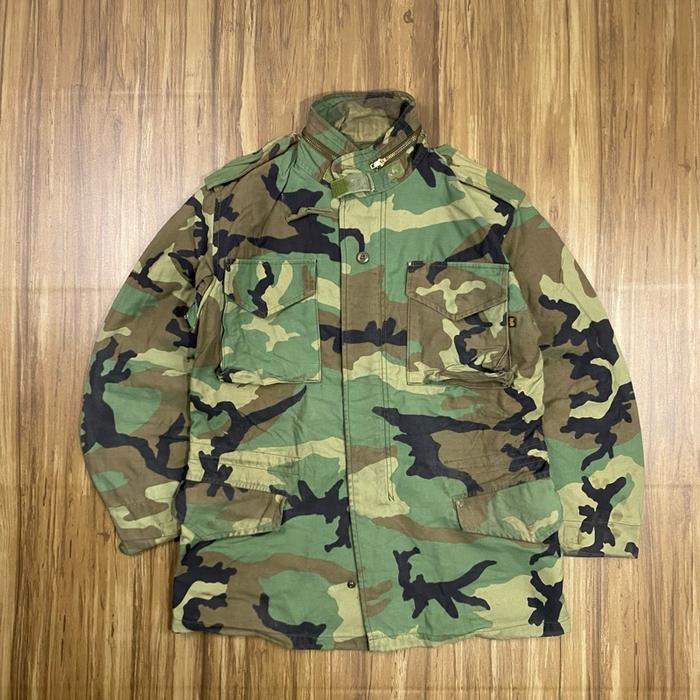 M65 Jacket Woodland Size Small Reguller by Alpha Industries