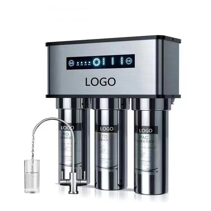 less Under-sink Home Ro 600G Reverse Osmosis Filtration System Stainless Steel Water Purifier Revers
