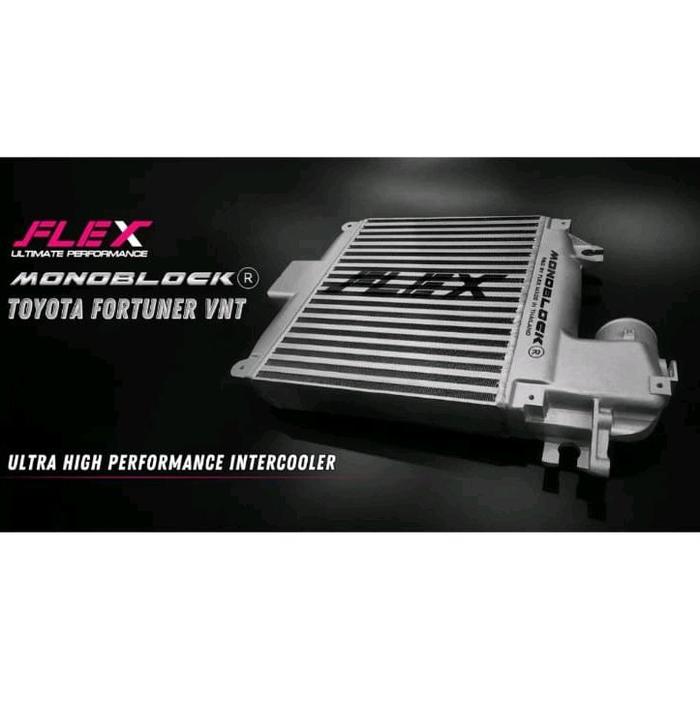 FLEX INTERCOOLER MONOBLOCK  FORTUNER VNT HILUX VNT 2KD 1KD TOP MOUNT