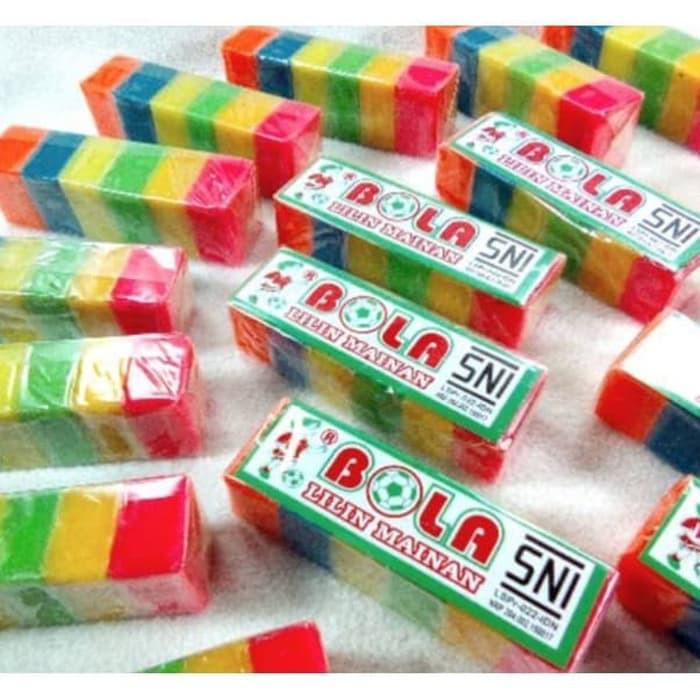 [ PACK ] Lilin Mainan Anak / Malam / Plastisin Kecil / Playdough - BOLA