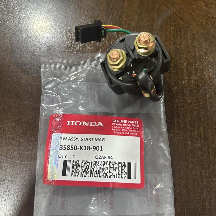 K18 BENDIK STATER SWITCH STARTER RELAY MOTOR CB150 TIGER MEGAPRO VERZA