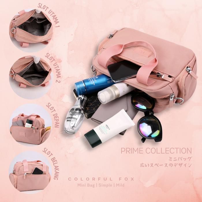 Tas Selempang Wanita Anti Air Colorful Fox 0433