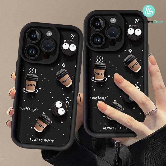 Casing ponsel DIY briket kecil lucu tebal anti jatuh 3D Untuk SAMSUNG A54 A14 A24 A12 A13 A23 A25 A3