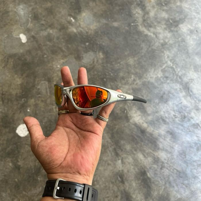 VTG 1999 - Oakley New straight jacket sunglasses FMJ ( Fire Iridium )