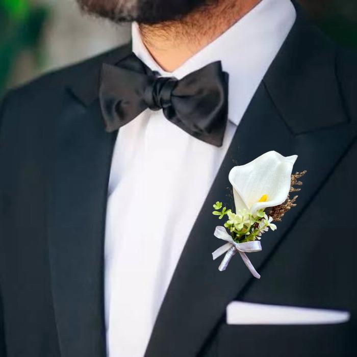Premium Bunga Corsage Korsase Korsage Boutonniere Bunga Jas Pengantin Wedding Groomsmen Bridesmaid P