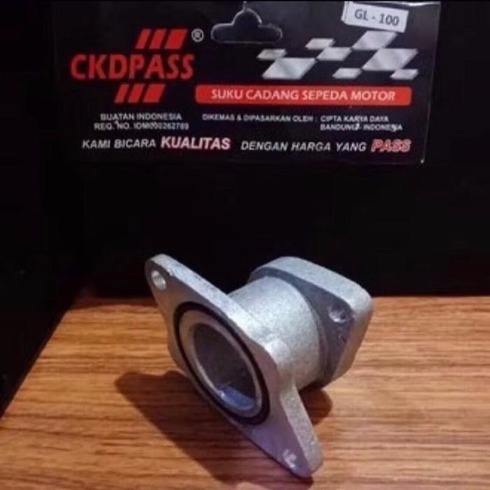 Insulator Honda Gl 100 Cb100 Manipul Manifold Intake Intek Joint Karburator Aluminium Karet