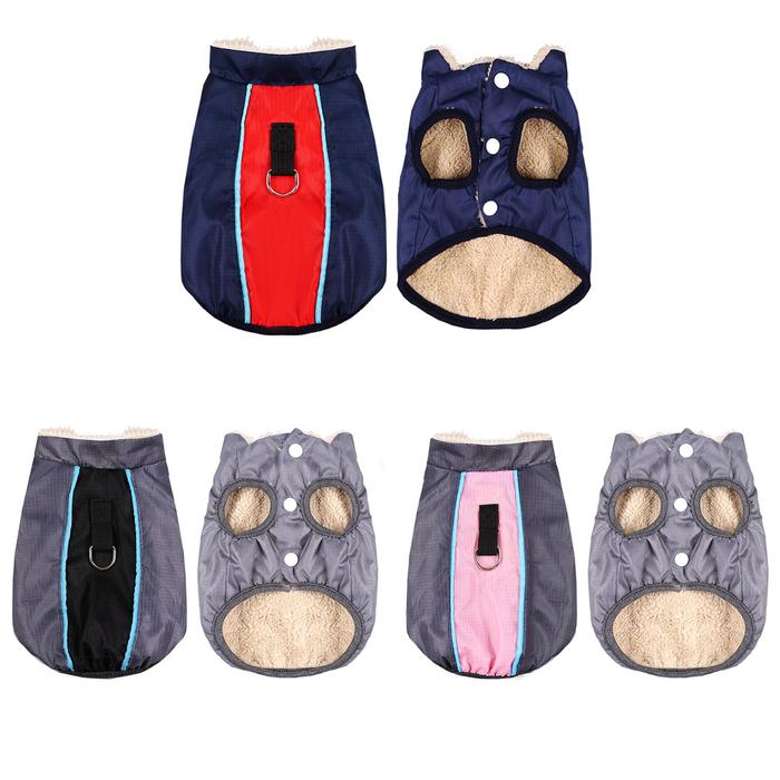2022 Small Dog Cat Jacket Coat Waterproof Winter Warm Dog Vest