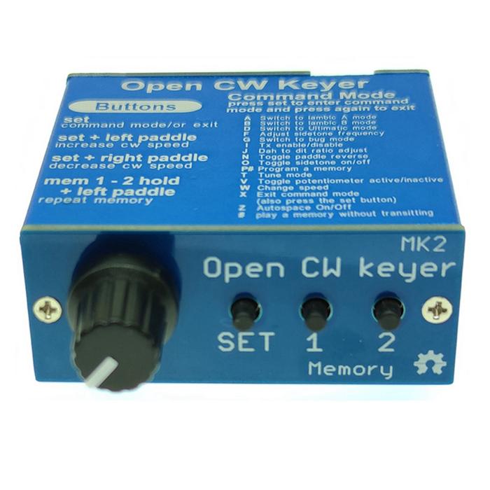 Open CW Keyer MK2 Finished With Aluminum Shell CW Keyer MK2 KIT CW