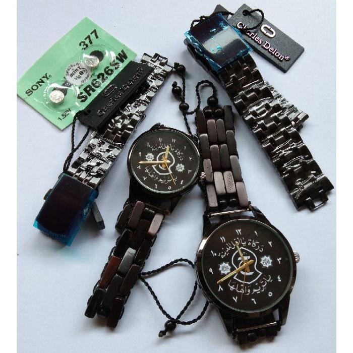 NEW JAM TANGAN COUPLE TALI KAOKA,KOKKA,KAOKAH [ Tahan Air ] free pasang nama