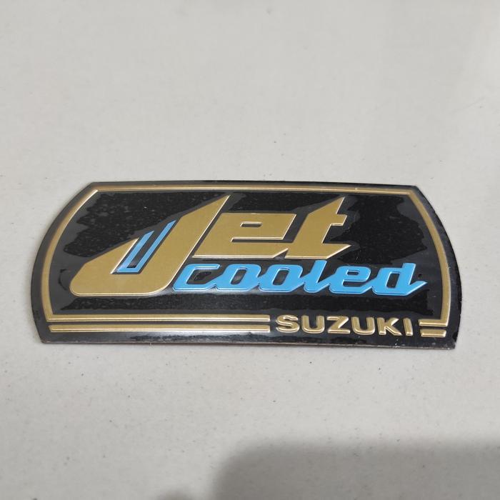 emblem mesin jet cooled suzuki rc80 rc100 sprinter tornado crystal ori OSEAN