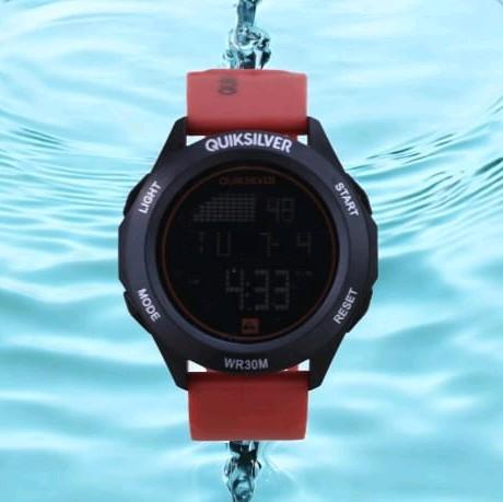 Jam Tangan Anak Pria,Quicksilver Digital Tali Karet Fashion Original