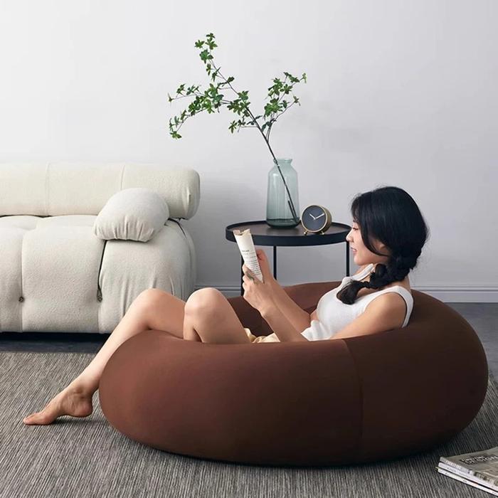 Single Mini Sleeper Bean Bag Kamar Tidur Gelembung Lembut Minimalis Tatami Puffs Sofa Baca Nyaman Zi