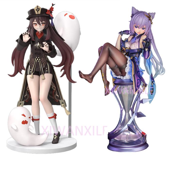 20Cm Genshin Impact Hu Tao Action Figure Genshin Impact Keqing Figur
