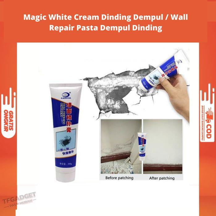 Magic White Cream Dinding Dempul / Wall Repair Pasta Dempul Dinding