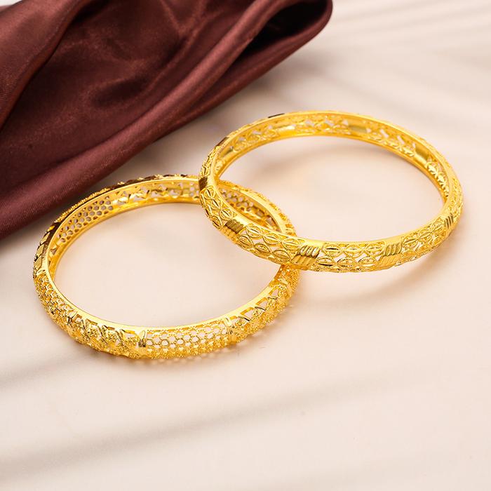 Gelang Tangan Wanita Gelang Bangkok Titanium Goid Anti karat Mewah Elegand Grosir 12 bros