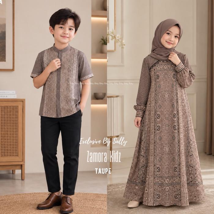 Sally Scarf- ZAMORA SARIMBIT COUPLE/GAMIS ANAK & KEMEJA KOKO ANAK