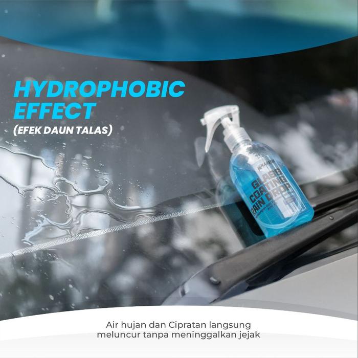 Naresh - Pelapis Kaca Mobil Efek Daun Talas / Kaca Mobil Anti Air Hujan / Glass Coating
